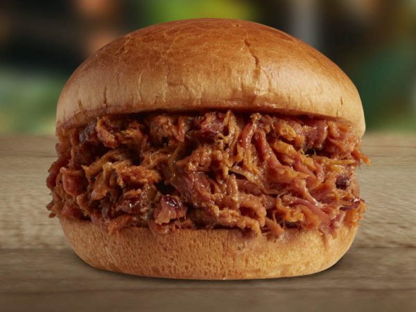 Barbeque Pork Sandwich with Tangy Sauce