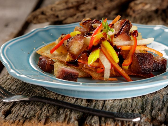 PORK BELLY BALSAMIC BLAZE APPETIZER