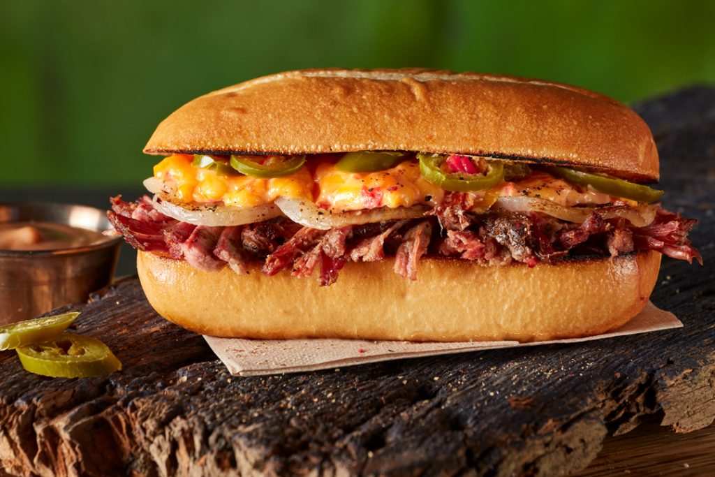 Brookwood Farms | SMOKED BRISKET BBQ CHEESESTEAK