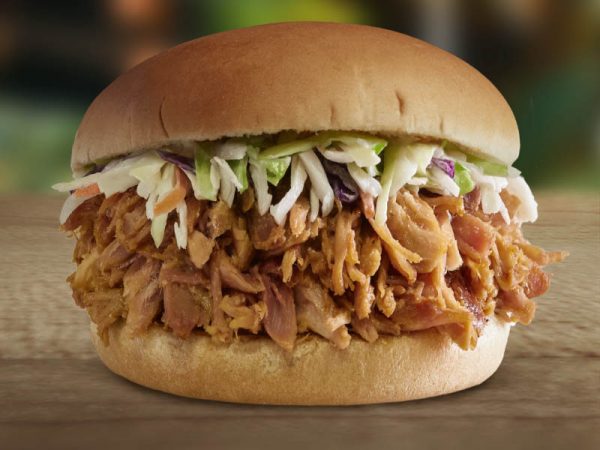 Barbeque Chicken Sandwich with Coleslaw