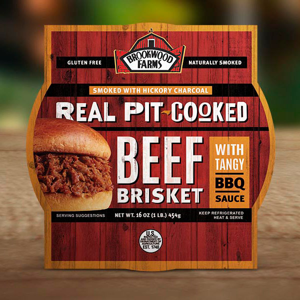 BEEF BARBEQUE WITH TANGY WESTERN BBQ SAUCE retail packaging