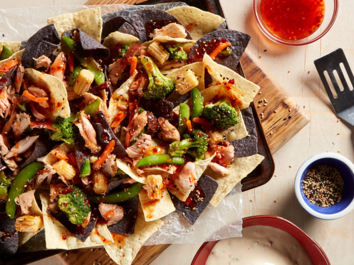 Smoked Pulled Chicken Nachos